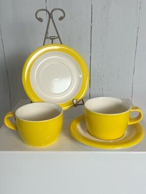 Mikasa Color Complements Sunshine Band Cup and Saucer Set (2) MCM Japan